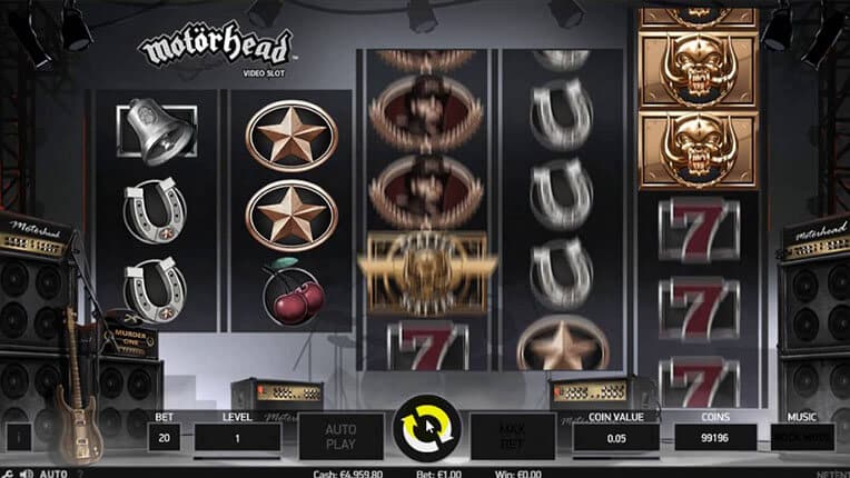 motorhead casino game free spins no deposit