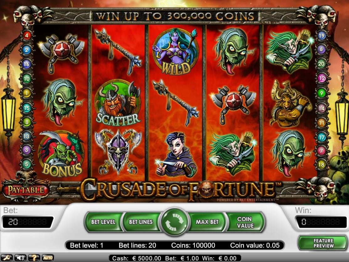 Crusade of fortune slot