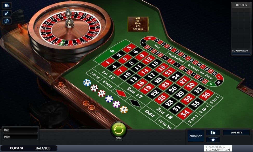 european roulette game online free