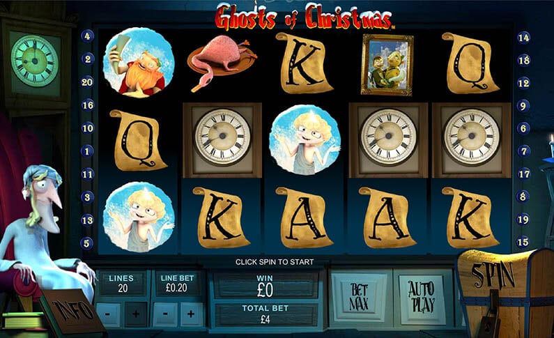 Ghost of Christmas Slot from PlayTech