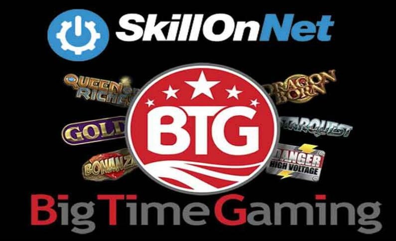 SkillOnNet Integrates Big Time Gaming Slots