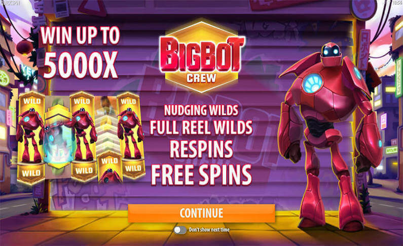 Release of BigBot Crew Slots Signals a New Trend for Quickspin