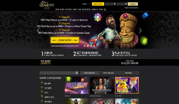 Grand Ivy Casino screenshot