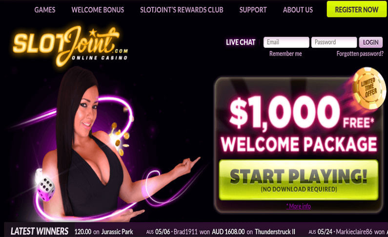 Rewards Club From SlotJoint Casino